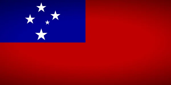Flag of Samoa — Stock Vector