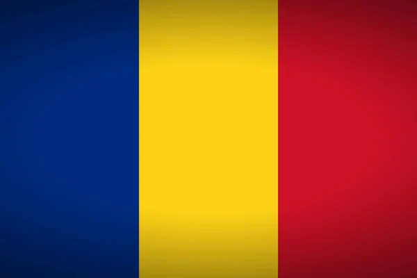 Bandiera della Romania — Vettoriale Stock