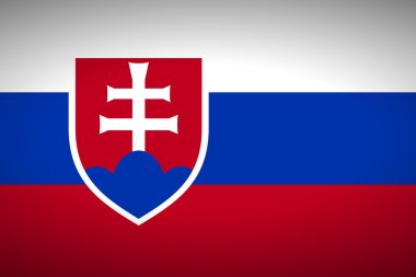 Slovakya bayrağı.