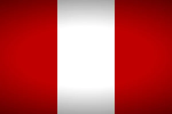 Bandeira do Peru . — Vetor de Stock