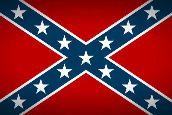 Bandeira confederada . —  Vetores de Stock