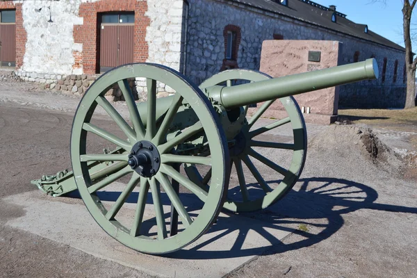 Antique cannon in Lappeenranta. — Stock Photo, Image