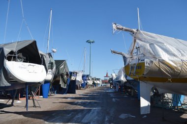 Kış Harbor'da Lappeenranta.