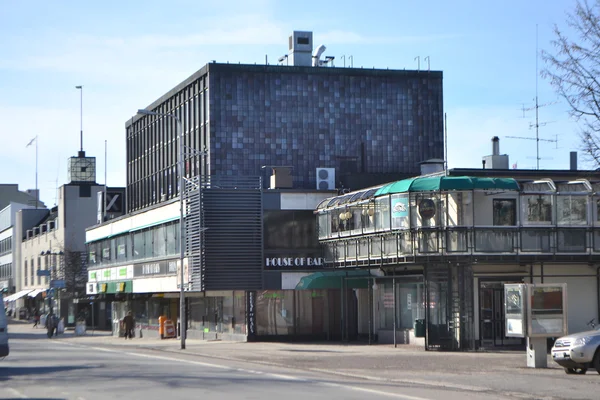 Straat in het centrum van lappeenranta. — Stockfoto