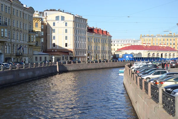 Utsikt över Moika kanalen. — Stockfoto