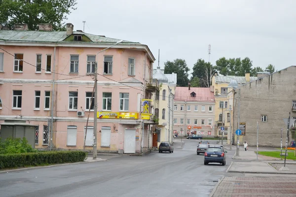 Straße im Zentrum von oranienbaum. — Stockfoto