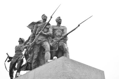 Leningrad kahramanca savunucuları için anıt parçası.