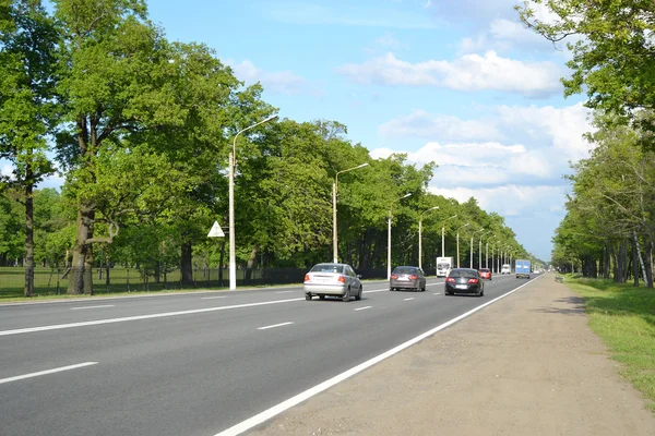 Motorväg. — Stockfoto