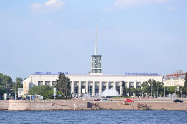 Finlandiya tren istasyonu.
