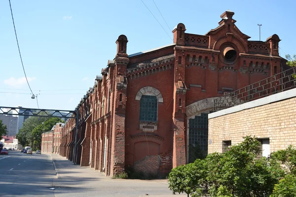 O edifício velho da fábrica. — Fotografia de Stock