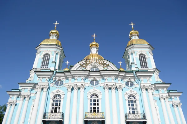 Catedral Naval de São Nicolau, São Petersburgo . — Fotografia de Stock