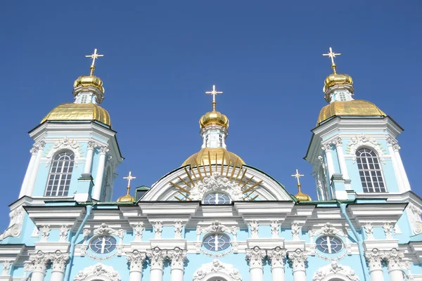 圣尼古拉斯海军大教堂、 圣彼得斯堡. — 图库照片