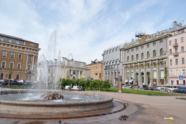 St. Petersburg karede modacı. — Stok fotoğraf