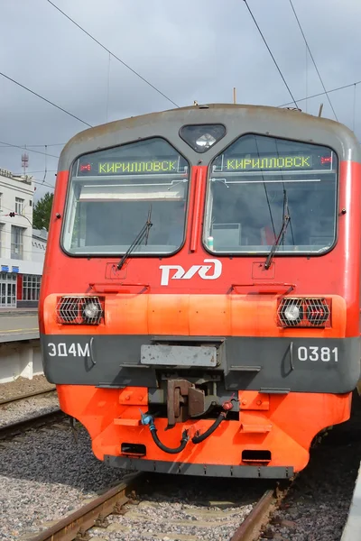Modert 러시아 전기 기차. — 스톡 사진