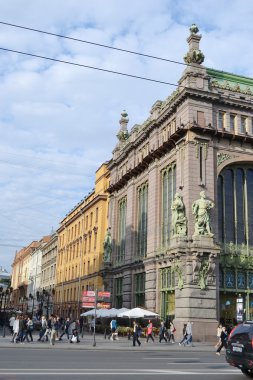 nevsky Prospekt'e içinde eliseyev emporium.