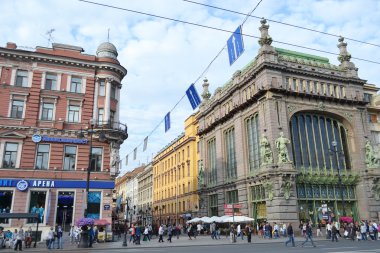 nevsky Prospekt'e içinde eliseyev emporium.
