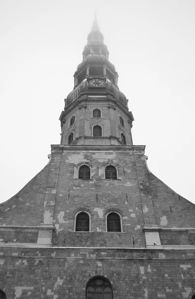 Klockstapeln i St. Peter's Church i Riga. — Stockfoto