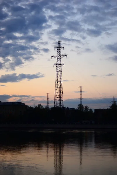 Vue de la rivière Neva à Saint-Pétersbourg . — Photo