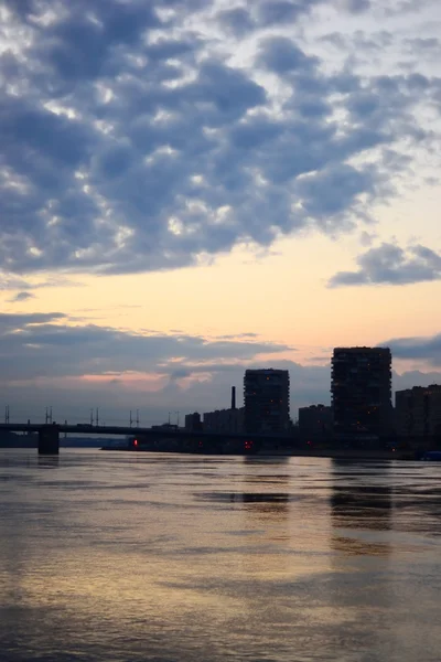 Vista do rio Neva em São Petersburgo . — Fotografia de Stock