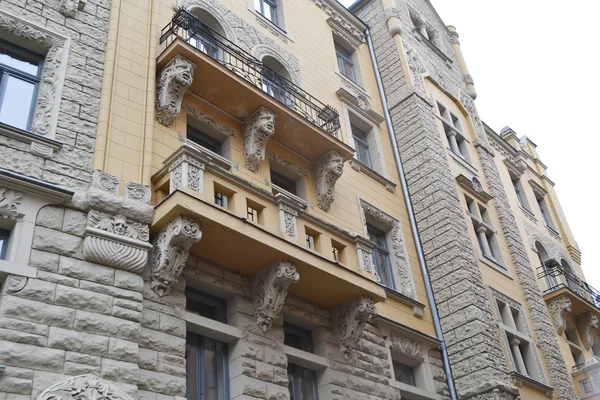 Edificio Art Nouveau en Riga . —  Fotos de Stock