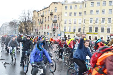 st.petersburg Caddesi'nde yarış döngüsü.