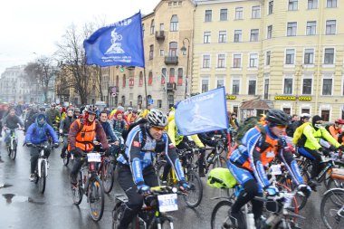 st.petersburg Caddesi'nde yarış döngüsü.