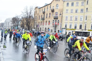 st.petersburg Caddesi'nde yarış döngüsü.