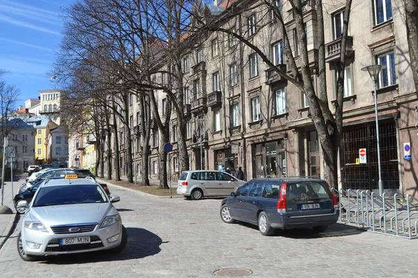 Street in center of Tallinn. — Stock Photo, Image