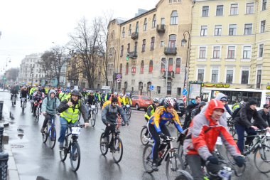 st.petersburg Caddesi'nde yarış döngüsü.