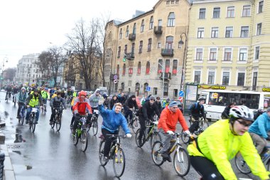 st.petersburg Caddesi'nde yarış döngüsü.