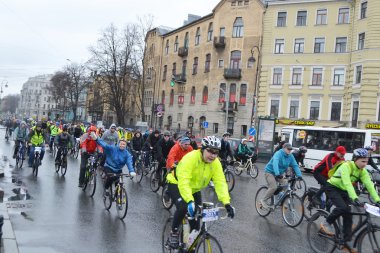 st.petersburg Caddesi'nde yarış döngüsü.