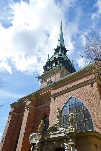 Немецкая церковь в Стокгольме. — стоковое фото