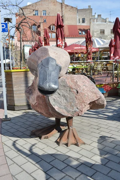 Estátua do pato . — Fotografia de Stock