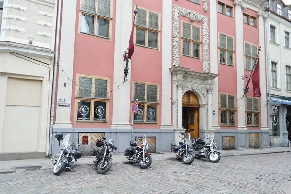 Straat in riga. — Stockfoto