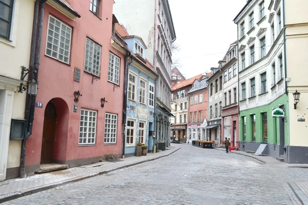 Strada in riga . — Foto Stock