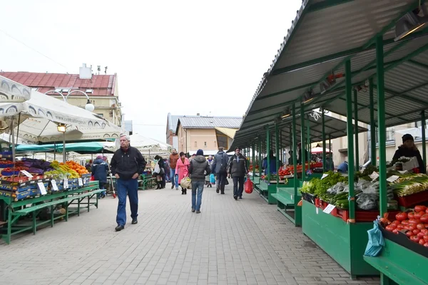 Riga központi vásárcsarnok. — Stock Fotó