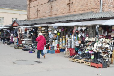 Riga merkez çarşı.