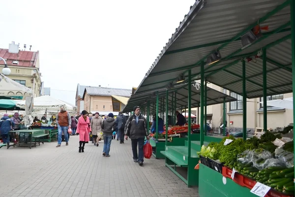 Mercado Central de Riga . — Foto de Stock