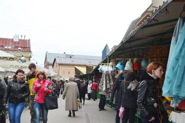 De centrale markt van Riga. — Stockfoto