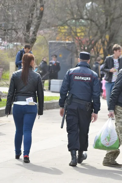 Rosyjski oficer policji. — Zdjęcie stockowe