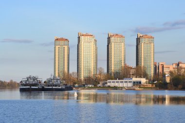 Neva Nehri manzaralı, St. Petersburg..