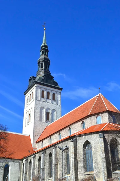 Kostel svatého Mikuláše, tallinn. — Stock fotografie