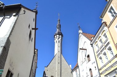tallinn Ortaçağ Caddesi.