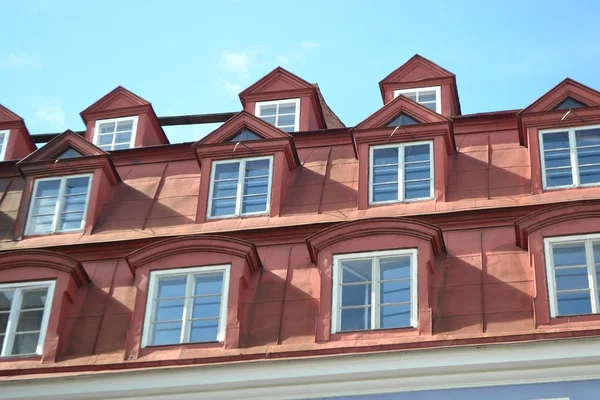 Mansard windows. — Stockfoto