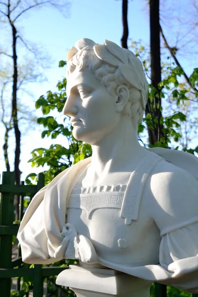 Standbeeld van Titus Flavius Vespasianus. De Romeinse keizer. — Stockfoto