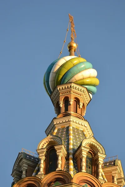 Купол церкви Спаса на пролитої крові. — стокове фото