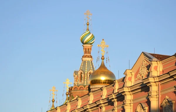 Церковь Спасителя на пролитой крови. — стоковое фото