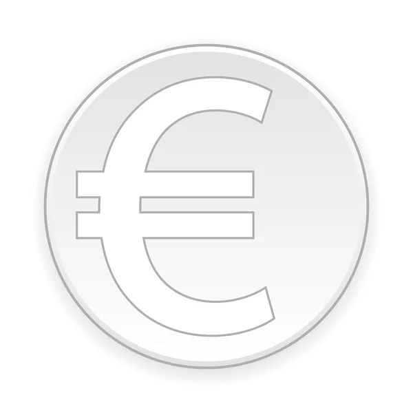 Knop euro. — Stockvector