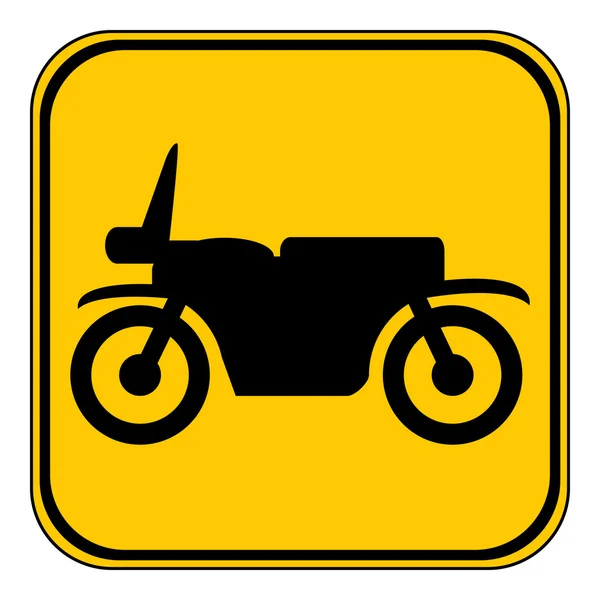 Motorfiets knop. — Stockvector