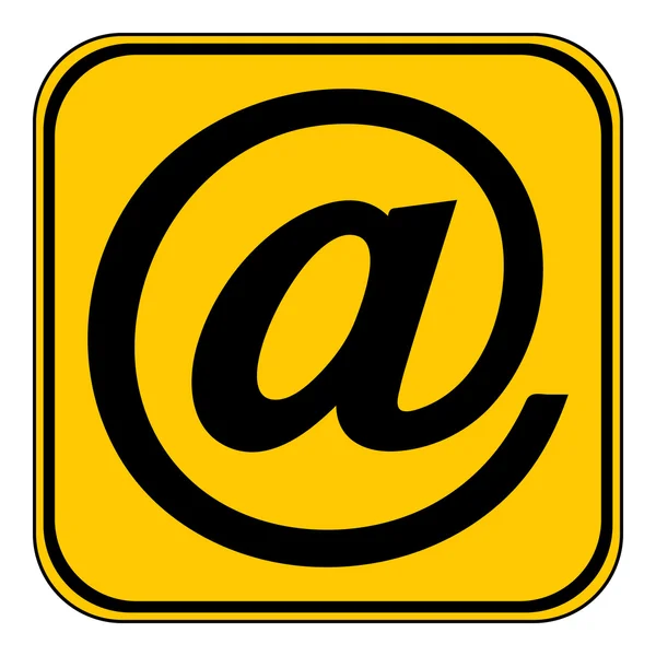 Botón de correo electrónico . — Vector de stock